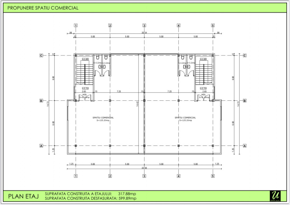 De inchiriat spatiu comercial Showroom Oras Pantelimon DN3