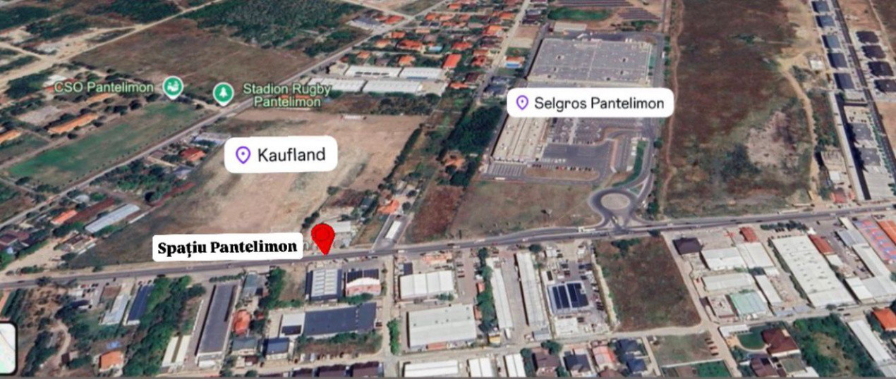 De inchiriat spatiu comercial Showroom Oras Pantelimon DN3